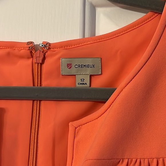 Cremieux Bright Coral Sheath Dress - Picture 3 of 6